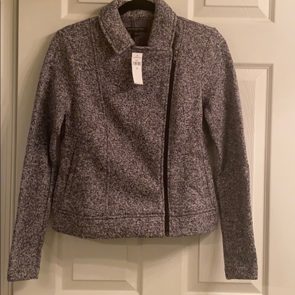 NWT Moto Gray/Black XS Petite Jacket